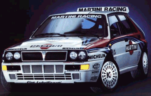 Lancia delta Martini Racing